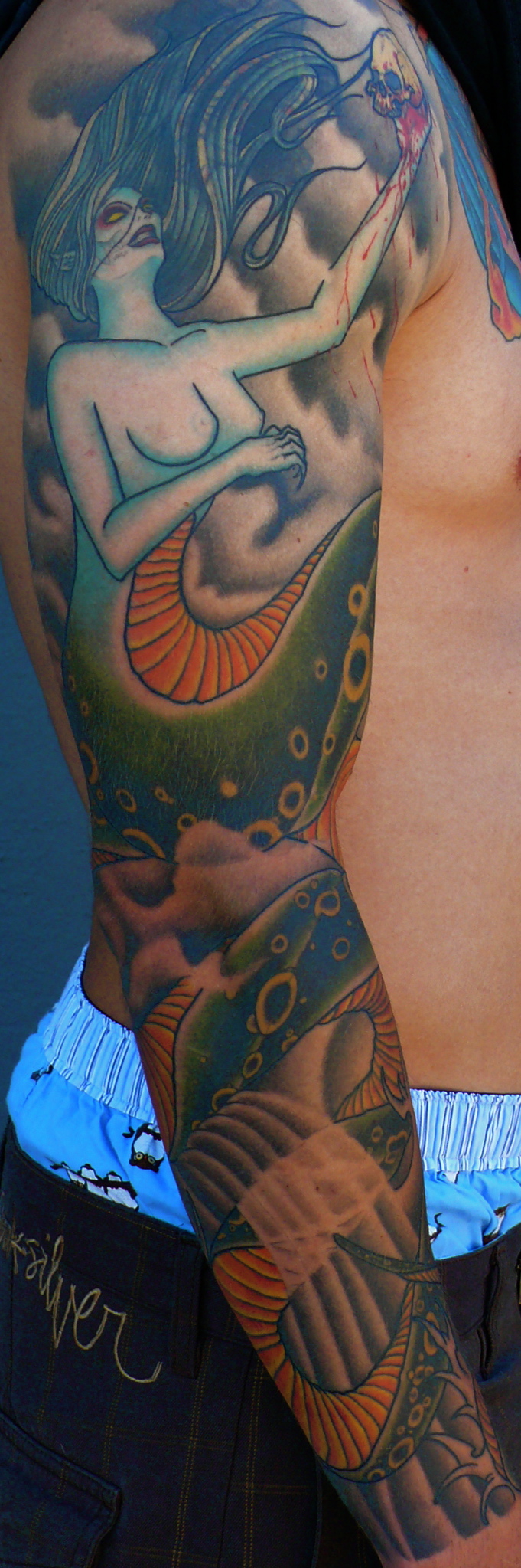 fantasy tattoo sleeve